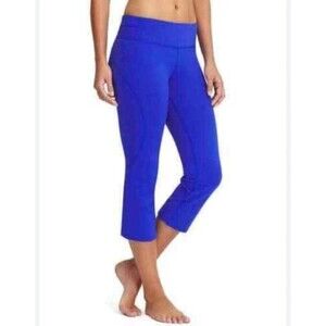 ATHLETA Rainier Women's Noble Blue Yoga Gym Pants Leggings Capri Small #467899 #